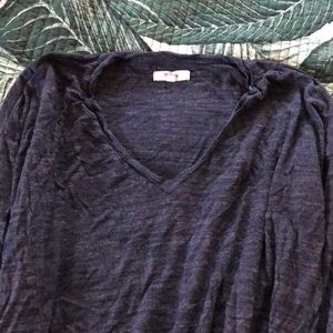 Madewell relaxed long sleeve vneck